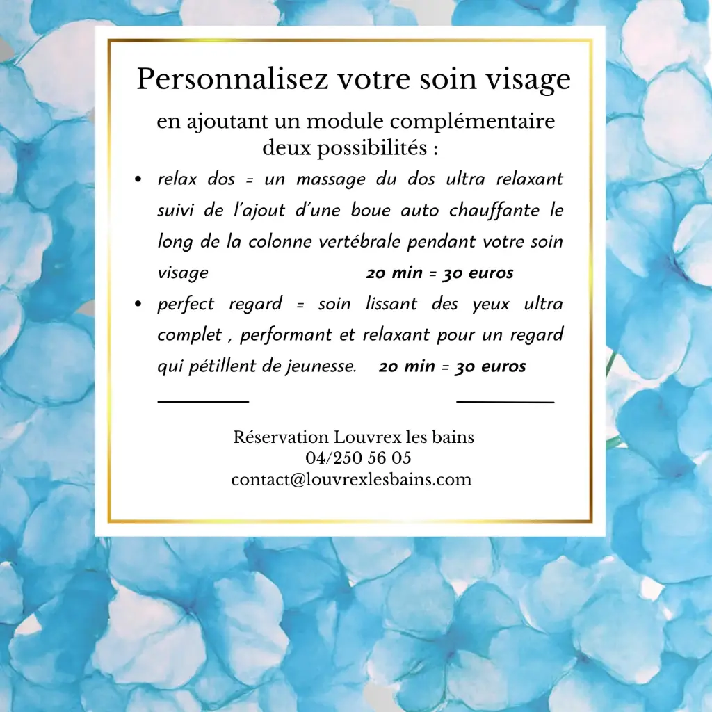 PERSONNALISEZ VOTRE SOIN VISAGE