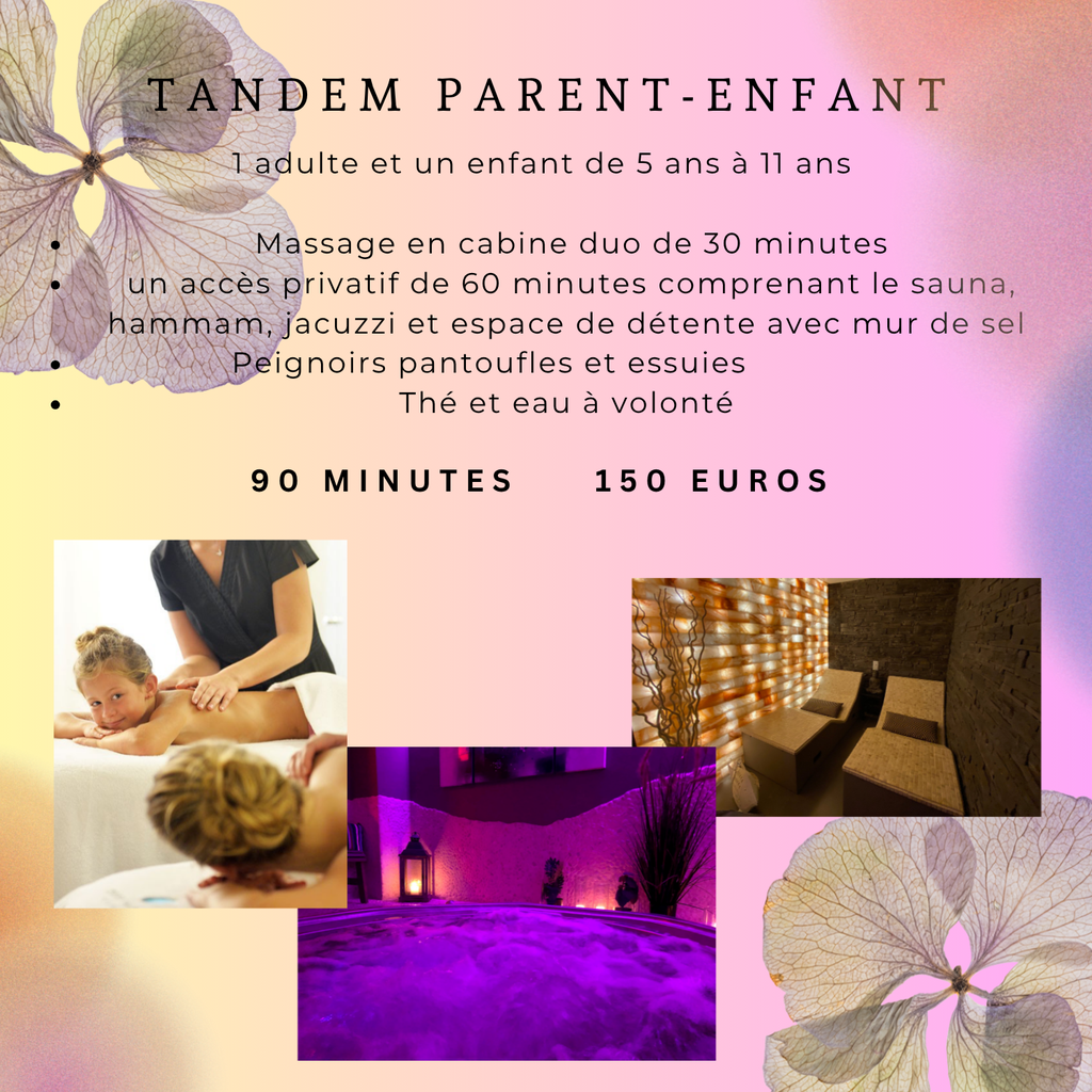 Tandem parent - enfant                 (5 à 11 ans inclus)